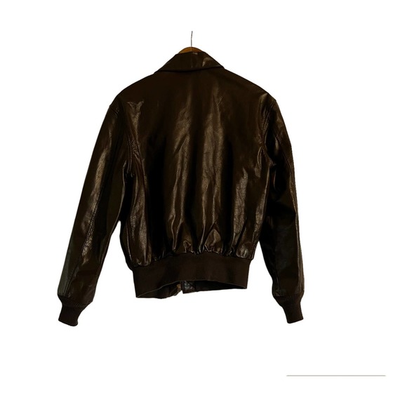 Vintage Cooper A-2 Bomber Flight Jacket US Military Leather Made in USA 38 - Picture 2 of 7